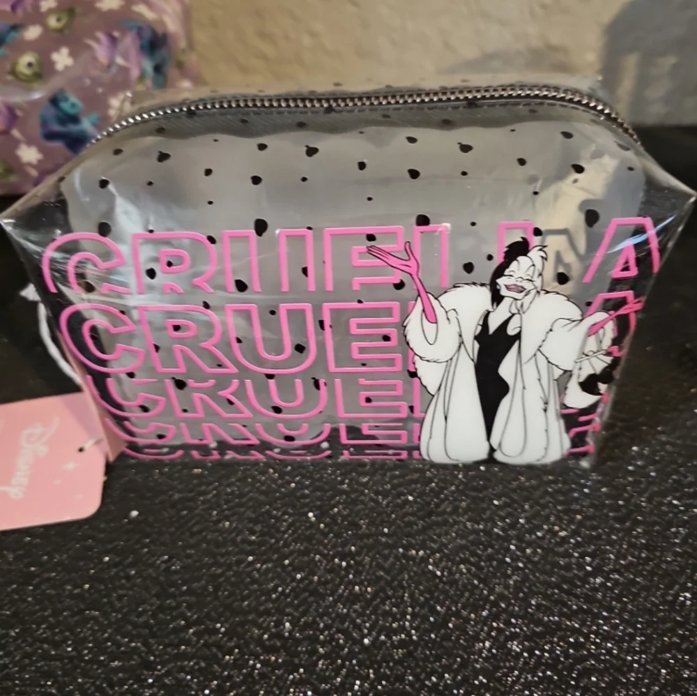 Skinny Pop Disney Makeup Bag Set - Monsters, Inc. & 101 Dalmatians